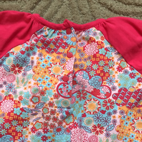 RABBIT MOON Le Top 9-12M Floral Swing Top - Picture 2 of 3